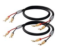 Oehlbach Fusion Two (2 x 3m) - Cavo per altoparlante o diffusore, assemblato, 4 mm², Fourches