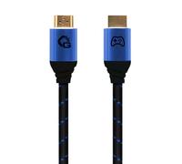 OEHLBACH GAMING New Game Blue - Cavo HDMI 2.1b - Certificazione Ultra High Speed 8K@60Hz, eARC, ALLM, VRR, DSC - Compatibile con PS5, Xbox Series X/S, Nintendo Switch, PC - Nero - 1 pezzo