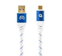 OEHLBACH GAMING New Game Blue - Cavo USB Type-A a Type-C da 10 Gbps, potenza di ricarica fino a 60 W, doppia schermatura, contatti placcati in oro, 2 m, cavo da gioco con guaina in tessuto, colore