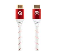 OEHLBACH GAMING New Game Red - 3 metri - Cavo HDMI 2.1b - Certificazione Ultra High Speed 8K@60Hz, eARC, ALLM, VRR, DSC - Compatibile con PS5, Xbox Series X/S, Nintendo Switch, PC - Bianco - 1 pezzo
