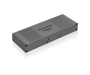 Oehlbach HighWay HDMI Splitter HDMI 1:2 - Splitter attivo senza perdita di segnale audio e video - Ideale per 4K, HDR, 3D, 1080p, 2160p, UHD, 4K con 60Hz - Metallic-marrone