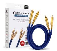 OEHLBACH 2032 RCA AUDIO CAVO 2X SPINA 1.00 M BLU CONTATTI