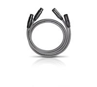 Oehlbach NF 14 Master X - Cavo audio NF di alta qualità con spina XLR, bilanciato, SPOFC (argentato) - 2 x 1 m antracite