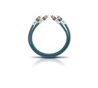 Oehlbach NF 14 - Set di cavi audio, 2 x 1,75 m, colore: grigio