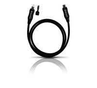 OEHLBACH Opto Star Black - Cavo Audio Ottico Toslink - 15m - nero | Contatti placcati oro 24 carati - Elevata resa luminosa - Adattatore jack 3,5 mm incluso