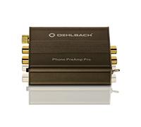Oehlbach Phono PreAmp Pro - preamplificatore phono - per giradischi con pickup MM o MC, compatto e potente - marrone metallizzato