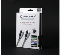 Oehlbach Silver Express Cavo Analogico Cinch NF Audio Oro 0,5 m