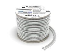 Oehlbach Silverline SP-40 - Cavo stereo Hi-FI con SPOFC (rame argento) 2 x 4 mm² 20 m