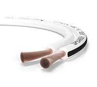 Oehlbach Speaker Wire SP-15 - Cavo per altoparlanti stereo HI-FI, cavo per altoparlanti con OFC (rame senza ossigeno) 2x1,5 mm² mini cavo per altoparlanti a bobina - 30m bianco