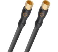 Oehlbach Transmission Shift S - Cavo satellitare HD, prodotto in Germania, 4K UltraHD, connettore F per TV satellitare, HDTV, 4 schermature, 2 m, colore: antracite