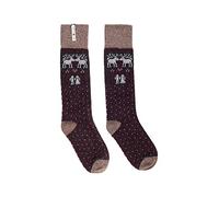 ÖJBRO VANTFABRIK calze al ginocchio in lana d'agnello in maglia Fästfolk Embla & Erling M (38-41) calde morbide calza calzino calzini lunghi Svezia