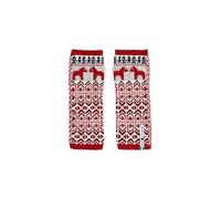 ÖJBRO VANTFABRIK "Dalarna bracciali scaldapolsi corti taglia unica 100% lana merino guanti maglia caldo morbido