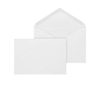 ÖKI Billet-Kuvert B6-100 buste con chiusura a umido, 120 x 176 mm, 90 g, colore: Bianco
