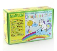 Oekonorm dipinge con le dita l'unicorno