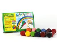 ökoNORM (Oekonorm) Wax Cones, 12 Colour Pack, Varied, One Size
