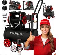 Ölfreier Compressore 24L 230V 1390W 8 BAR D'Aria Mobile Officina Garage