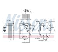 Ölkühler 70 X 139 Per Opel Astra J Caravan Meriva B Großraumlimousine S10 P10