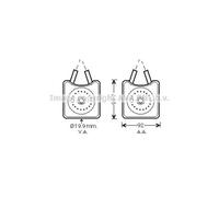 Ölkühler 92x99x61 Per VW Golf IV Variant 1J5 1J1 2KB 2KJ 2CB 2CJ Audi A4