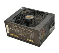 Rhombutech® 1050 WATT ATX - Alimentatore di rete per PC Super Gaming, efficienza fino all'87%, gestione dei cavi completamente modulare, Active PFC e ventola con cuscinetti a sfera da 140 mm