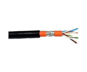 Oem Bobina S/FTP Cavo Cat. 7 Rame per Interno Esterni 250m Rigido Nero
