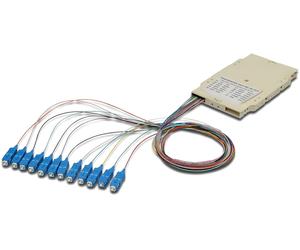Oem Cassetta di Giunzione Attrezzata con 12 Pigtail Fibra Monomodale OS2 SC/APC