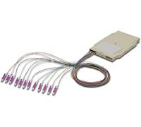 Oem Cassetta di Giunzione Attrezzata con 12 Pigtail Fibra Multimodale OM4 LC 50/