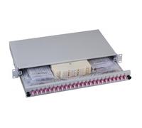 Oem Cassetto Ottico 19'' Assemblato con 12 Bussole e 24 Pigtails LC Duplex Multi
