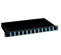 Oem Cassetto Ottico 19'' con 12 bussole SC Duplex Monomodale Nero