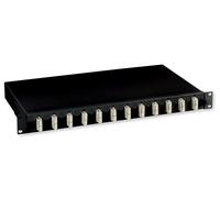 Intellinet Cassetto Ottico 19'' con 12 bussole SC Duplex Multimodale OM2 Nero