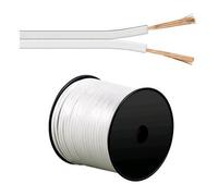 Oem Cavo Audio per diffusori acustici Bianco 2,5 mm² matassa 100mt