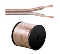 Oem Cavo Audio per diffusori acustici Trasparente 2,5 mm² matassa 100mt