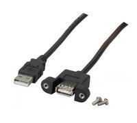 Oem Cavo USB 2.0 A Maschio/A Femmina da Pannello 3 m