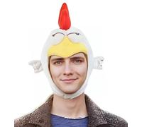 OEM Chicken HAT MGS Metal Gear Solid 5 V The Phantom Pain Plushie Headwear Cap White