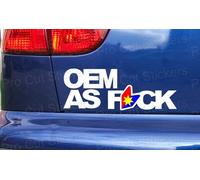 OEM Come Fck Personalizzato Dettagliato Auto Finestra Paraurti Adesivi Jdm Scena