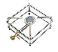 OEM ITALIA FORNELLONE Cromato 22x22cm con Rubinetto GPL