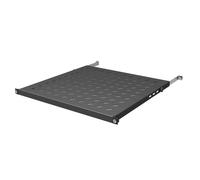 Oem Mensola per Rack 19'' 550-650 mm 0.5U Nero 4 Punti
