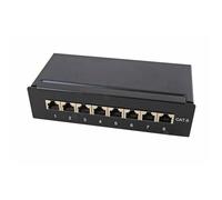 OEM Mini Pannello Patch Cat.6 8p RJ45 Nero