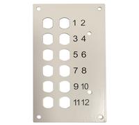 Oem Pannello Frontale 12 Connessioni ST-Simplex per Box Ottico
