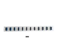 Oem Pannello Frontale per Cassetto Ottico 1U 12 SC Duplex/LC OS2 Nero