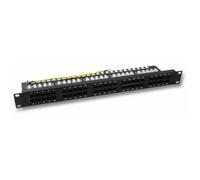 OEM Pannello Patch per armadi rack 50p telefonico Cat.3 Nero