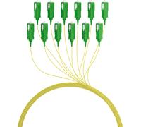 Oem Pigtail Fibra Ottica Monomodale OS2 SC/APC G657A2 2m Giallo