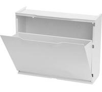 SCARPIERE SCARPIERA MODULARE IN POLIPROPILENE BIANCO UNIKA CM.50X17XH41