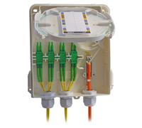Oem Scatola di Giunzione Fibra Ottica 8 Fibre IP54 per Applicazioni FTTX con Ser