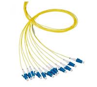 Oem Pigtail Fibra Ottica Monomodale OS2 LC/APC G652D 2m Giallo