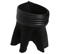 OEM Stormtrooper/Clone Trooper Deluxe Ribbed Neck Seal Accessori Nero