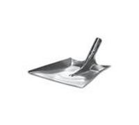OEM SYSTEMS Badile Pala per Carbone Senza Manico 355x300 mm Misura n° 5 in Acciaio Zincato