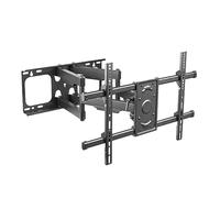 OEM SYSTEMS Ewent Supporto TV per 37-80” LCD/LED/Plasma e Curvi Multidirezionale, Girevole ed Estendibile Staffa TV Parete con Doppio Braccio, Max. VESA 600x400mm, Nero/Antracite