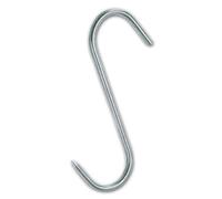OEM SYSTEMS Gancio ad S Per Macellaio Inox 100 mm Spessore 4 mm Confezione da 10 Pezzi