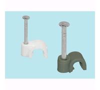 OEM SYSTEMS Graffette fissacavi - Bianco - 7 mm - 1000 Pz