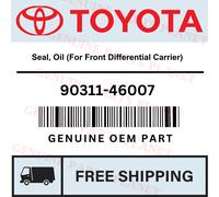 OEM Toyota Sequoia 15-22 Sigillare, Olio (Per Anteriore Differenziale Vettore) -
